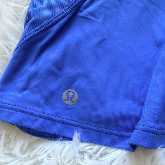 lululemon Royal Blue tennis skirt with Snake-Print Waistband - Picture 5 of 5